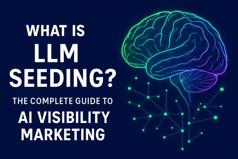 What Is LLM Seeding? The Complete Guide to AI Visibility Marketing